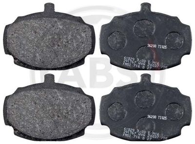 Brake Pad Set, disc brake A.B.S. 36208