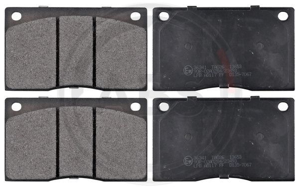 A.B.S. 36341 Brake Pad Set, disc brake