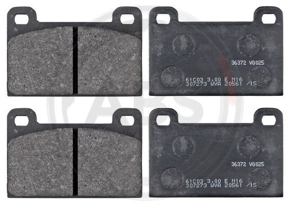 A.B.S. 36372 Brake Pad Set, disc brake