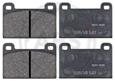 Brake Pad Set, disc brake A.B.S. 36372
