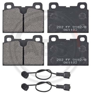 Brake Pad Set, disc brake A.B.S. 36468