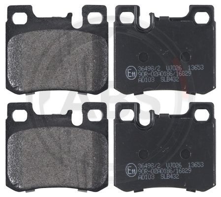A.B.S. 36498/2 Brake Pad Set, disc brake