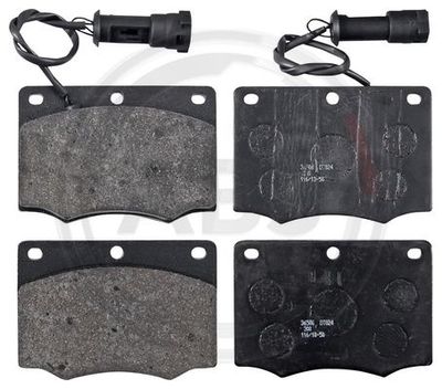 Brake Pad Set, disc brake A.B.S. 36506
