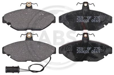 Brake Pad Set, disc brake A.B.S. 36513