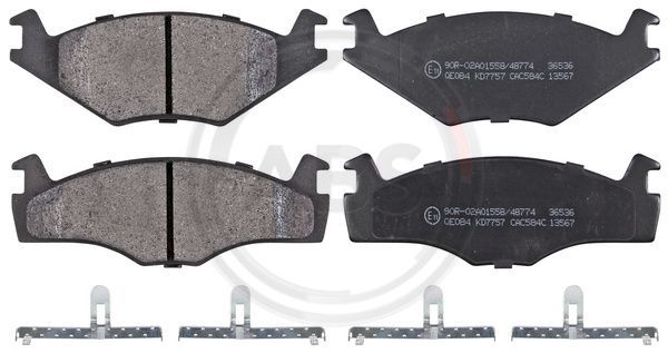 A.B.S. 36536 Brake Pad Set, disc brake