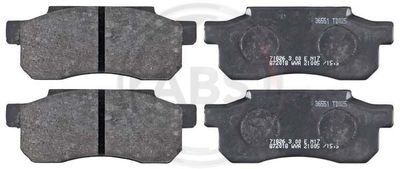 Brake Pad Set, disc brake A.B.S. 36551