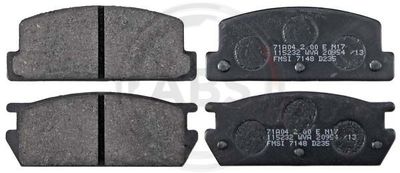 Brake Pad Set, disc brake A.B.S. 36553