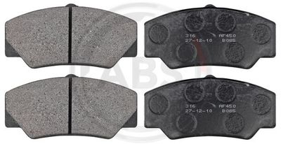 Brake Pad Set, disc brake A.B.S. 36578