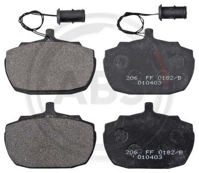 Brake Pad Set, disc brake A.B.S. 36581