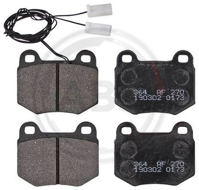 Brake Pad Set, disc brake A.B.S. 36582