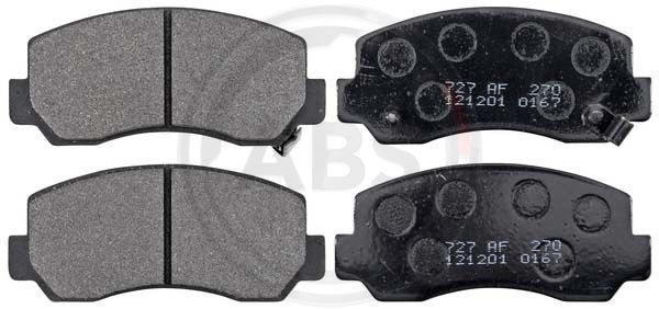 A.B.S. 36587 Brake Pad Set, disc brake