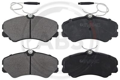 Brake Pad Set, disc brake A.B.S. 36589