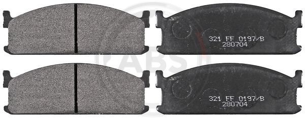 A.B.S. 36593 Brake Pad Set, disc brake