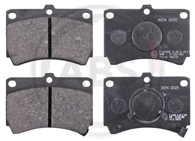 Brake Pad Set, disc brake A.B.S. 36594