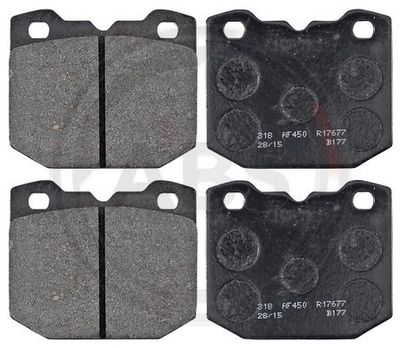 Brake Pad Set, disc brake A.B.S. 36595