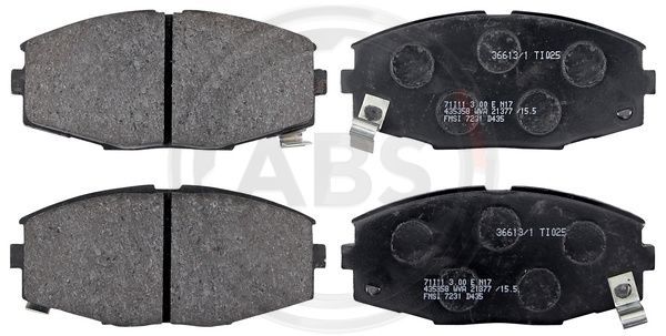 A.B.S. 36613/1 Brake Pad Set, disc brake