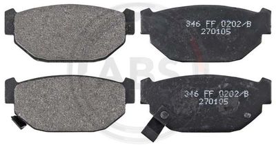 Brake Pad Set, disc brake A.B.S. 36614