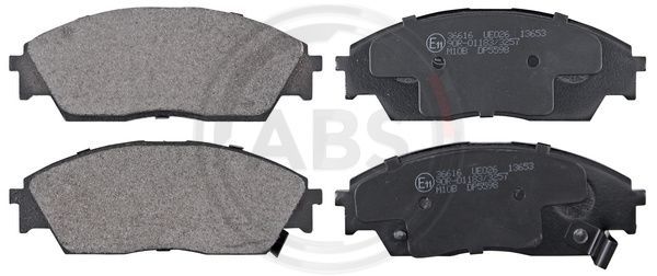 A.B.S. 36616 Brake Pad Set, disc brake