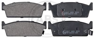 Brake Pad Set, disc brake A.B.S. 36617