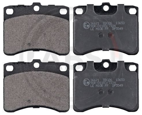 A.B.S. 36621 Brake Pad Set, disc brake