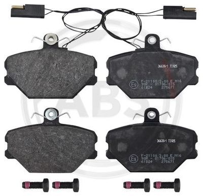 Brake Pad Set, disc brake A.B.S. 36630/1