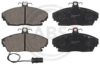 Brake Pad Set, disc brake A.B.S. 36647