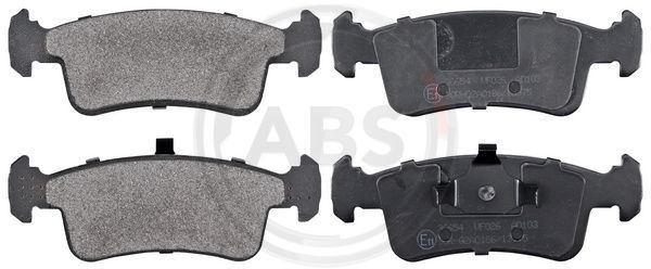 A.B.S. 36654 Brake Pad Set, disc brake