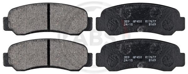 A.B.S. 36660/1 Brake Pad Set, disc brake
