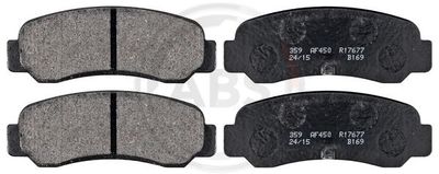 Brake Pad Set, disc brake A.B.S. 36660/1