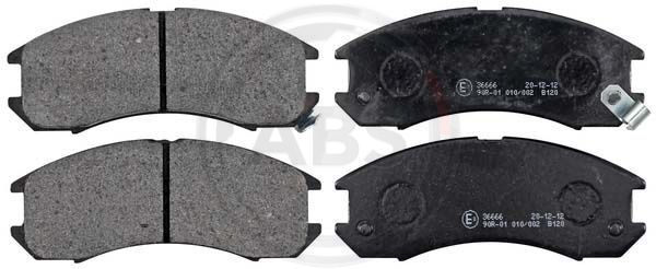 A.B.S. 36666 Brake Pad Set, disc brake
