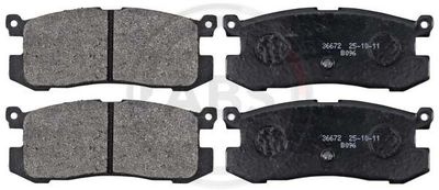 Brake Pad Set, disc brake A.B.S. 36672