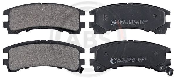 A.B.S. 36674 Brake Pad Set, disc brake