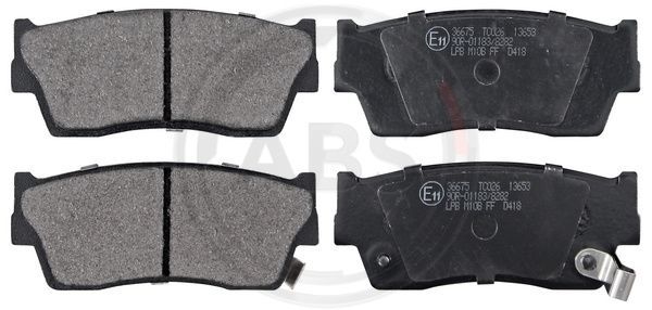 A.B.S. 36675 Brake Pad Set, disc brake
