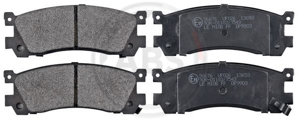 A.B.S. 36676 Brake Pad Set, disc brake
