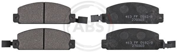 A.B.S. 36679 Brake Pad Set, disc brake