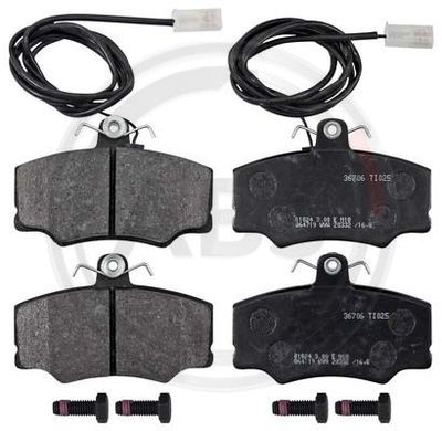 Brake Pad Set, disc brake A.B.S. 36706