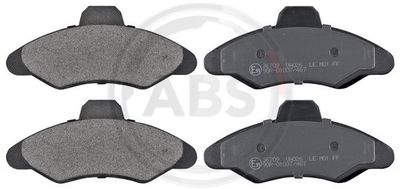 Brake Pad Set, disc brake A.B.S. 36709