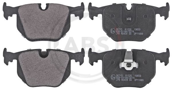 A.B.S. 36715 Brake Pad Set, disc brake
