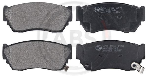 A.B.S. 36728 Brake Pad Set, disc brake