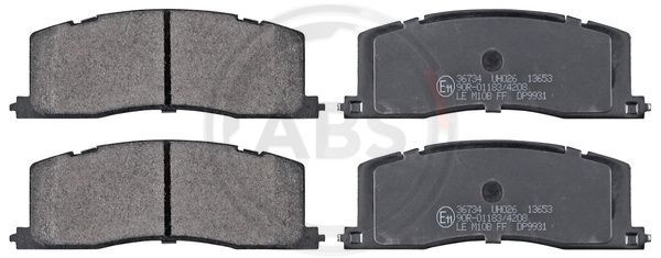 A.B.S. 36734 Brake Pad Set, disc brake