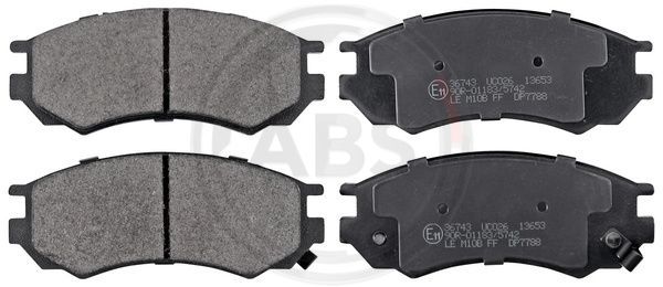A.B.S. 36743 Brake Pad Set, disc brake