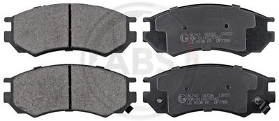 Brake Pad Set, disc brake A.B.S. 36743