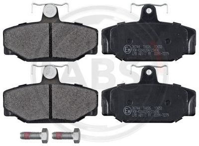 Brake Pad Set, disc brake A.B.S. 36744