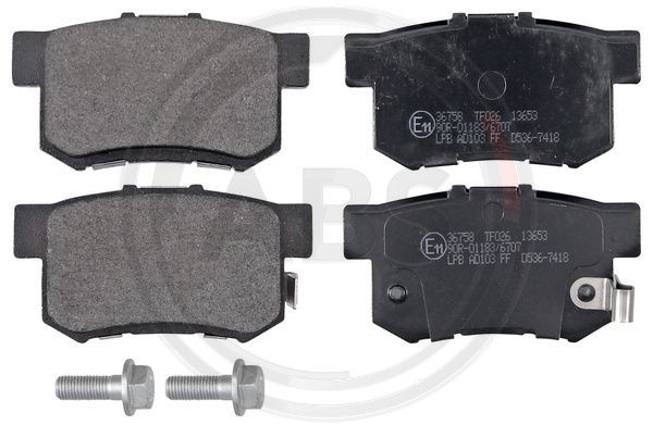 A.B.S. 36758 Brake Pad Set, disc brake