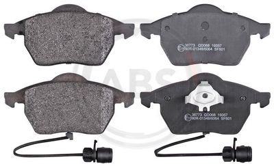 Brake Pad Set, disc brake A.B.S. 36773