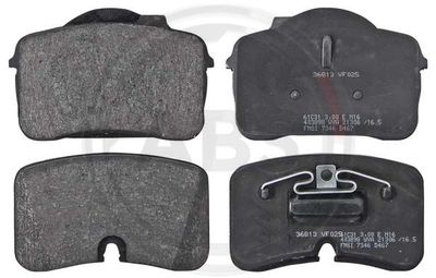 Brake Pad Set, disc brake A.B.S. 36813