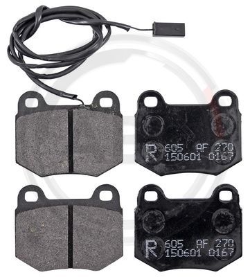 Brake Pad Set, disc brake A.B.S. 36822