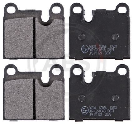 A.B.S. 36834 Brake Pad Set, disc brake