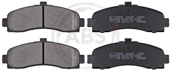 A.B.S. 36848 Brake Pad Set, disc brake