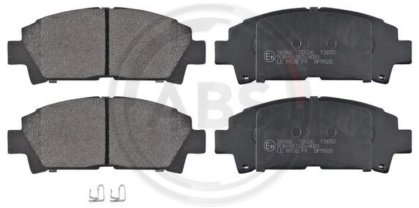 A.B.S. 36866 Brake Pad Set, disc brake